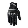 Carbon Fiber Motorcycle Gloves, Spring Summer Touchscreen Riding Gear with Protective Shell Breathable Unisex Crash-Resistant