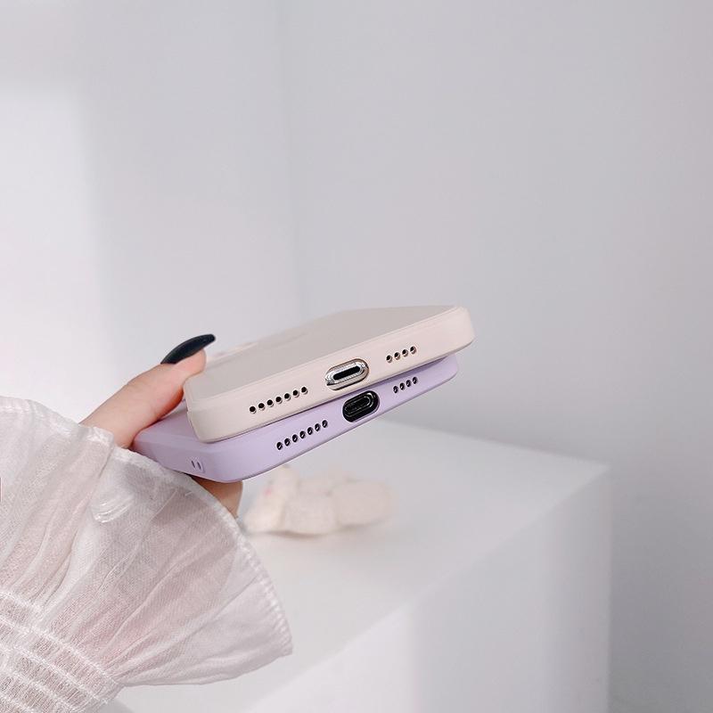 Fashion Animation Phone For Iphone XR XS Pro Mini 11 14 13 X Max 6 7 Plus 6s 12 8 Silicone Straight Silicon Soft TPU Case Cover