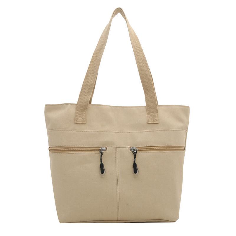 Fashion Large Capacity Canvas Tote Bag Women 2024 Spring New Shoulder Bag Street Style Trendy хаки