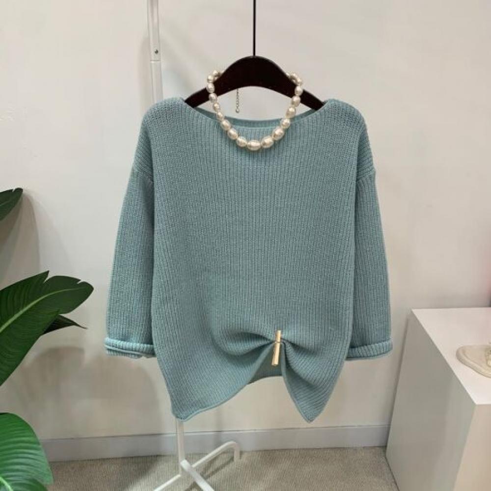C S In The Room Boat neCk Long Sleeve Knit 5 Color
