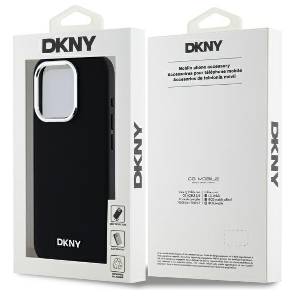 Dkny Dkhmp15Lpscmclk Iphone 15 Pro6.1 Czarny/Black Hardcase Plain Logo Magsafe