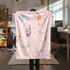 Pokémon Combination  Print Flannel Blanket, High Quality Comfortable for All Seasons, Home Decor, Warmth and Comfort