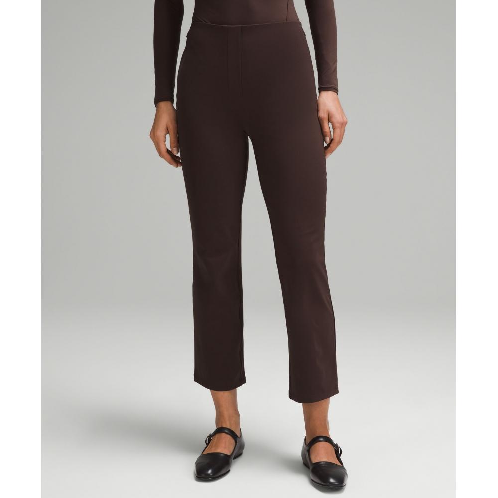 

LululemOn Smooth Fit Pull On High Rise Cropped Pant Espresso 2