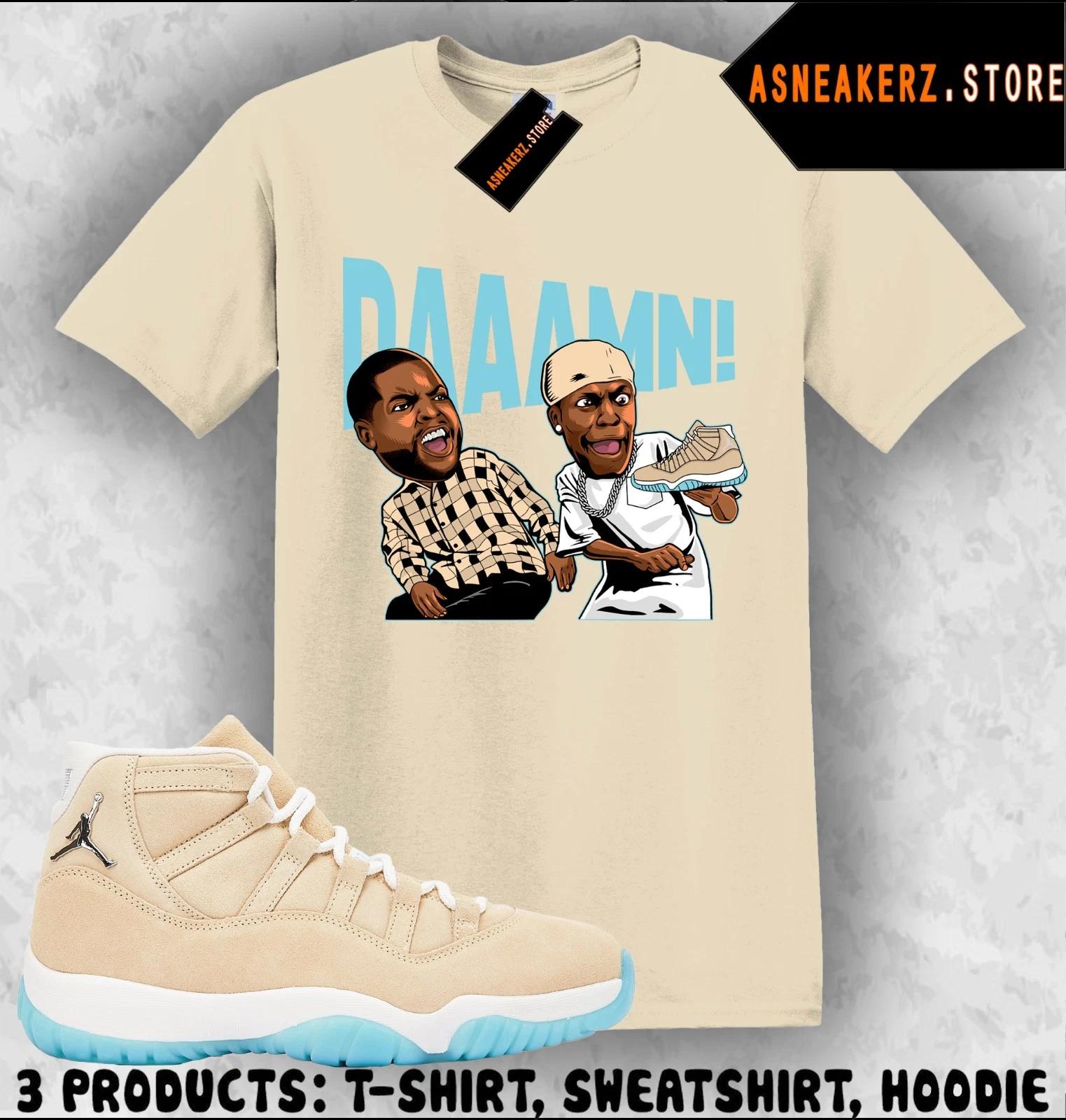 

Shirt Match AJ 11 H-Town Houston Sneaker Matching Tee Damn Meme Friday T-Shirt XL