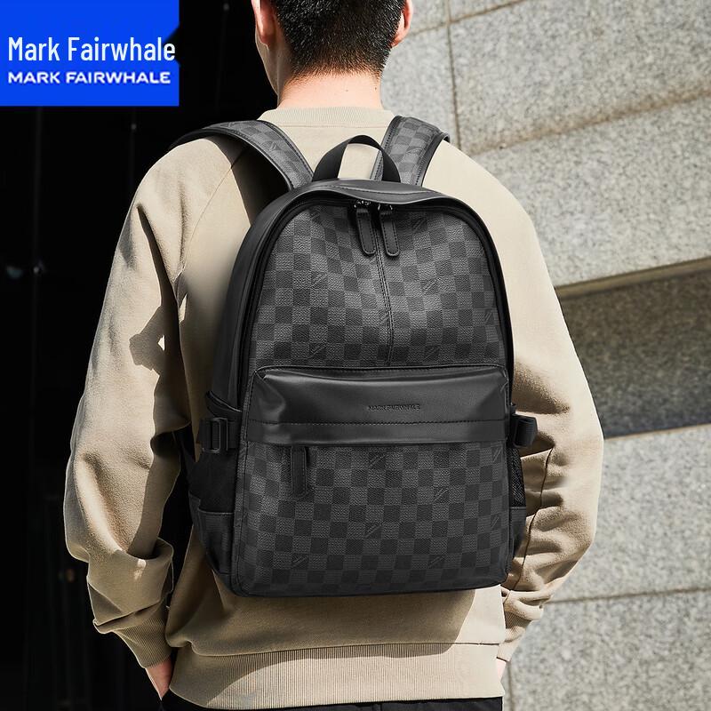 MARK FAIRWHALE Men's Premium 15.6-inch Laptop Backpack