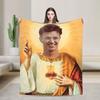 Lando Norris Decke Warm Weich Flauschig Plüsch Überwurf für Mädchen Jungen Couch Sessel Sofa Bett Flanell Tagesdecke Bettbezug