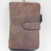 Vintage Zipper Handbag Multi Functional Handheld Leather Wallet