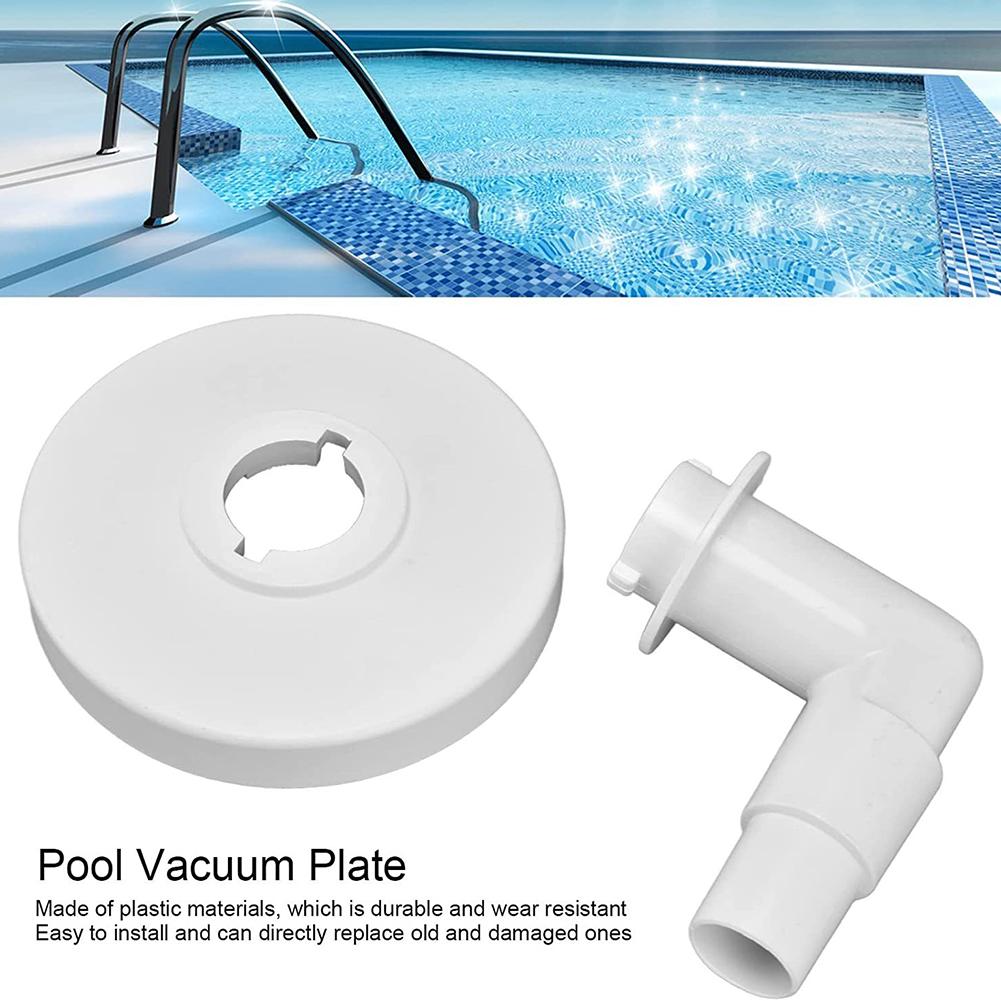 Plate With Elbow Skimmer Plate Plate With Elbow 15CM 90° Elbow Adapter Garden Pool Adapter Connector Pool Skimmer