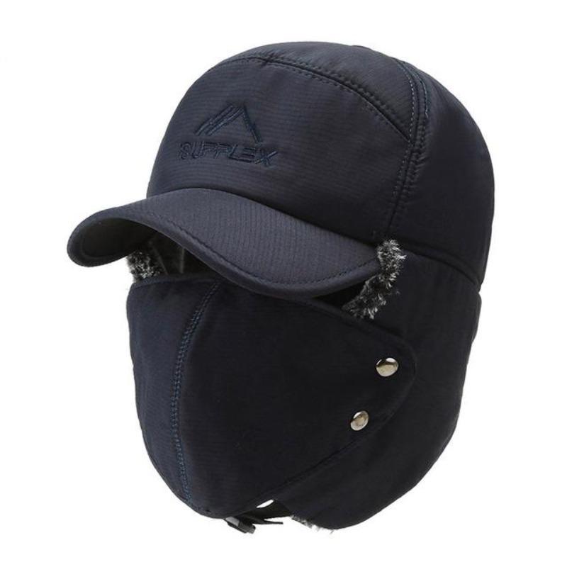 New Winter Men's and Women's Baseball Cap Outdoor Casual Windproof Thick Warm Hat Wild Bike Lei Feng Hats