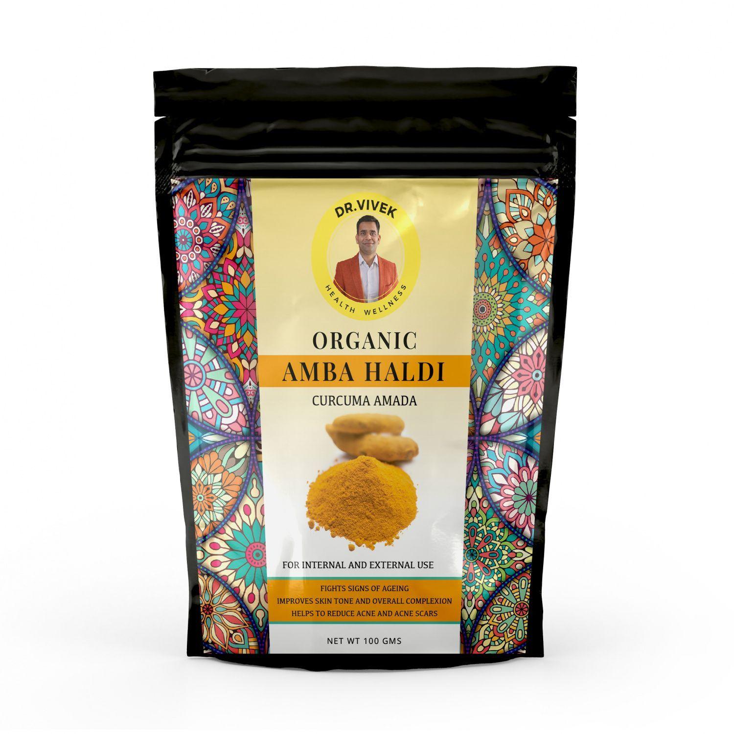 

Органическая Дикая куркума (100 г), Organic Amba Haldi, We Herbal