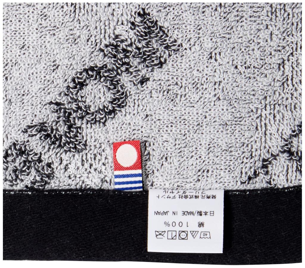 DESCENTE Jacquard Face Towel Black F (Imabari)