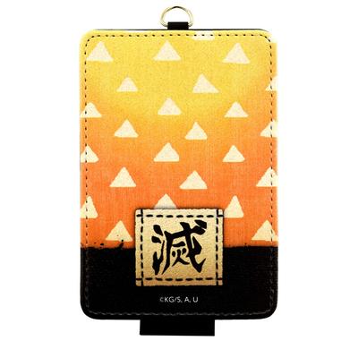 Gourmandise Demon Slayer IC Card Case, Orange, H:170mm X W:98mm X H:10mm, Kmy-04c