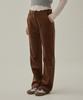 COVERNAT WOMAN Semi Bootcut Corduroy Pants Brown