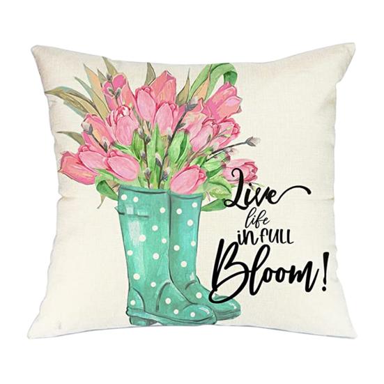 

Наволочка для подушки, модная, не скатывающаяся, разноцветная, наволочка для подушки, тонкая строчка, велосипедная цветочная наволочка, чехол для подушки, аксессуары для дивана