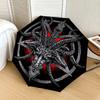 1pc Baphomet Satanic Symbol Umbrella with Plastic Handle,Suitable for All Seasons Home Travel Outdoor UmbrellaDD1427