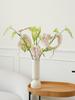 Artificial Caladium Plant Faux Caladium Plastic Plant Home Decor Faux Greenery for Interiors Floral Arrangement