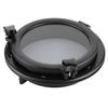 10in Marine Porthole Round Black Portlight Stalinite Window Universal for RV Boat Yacht