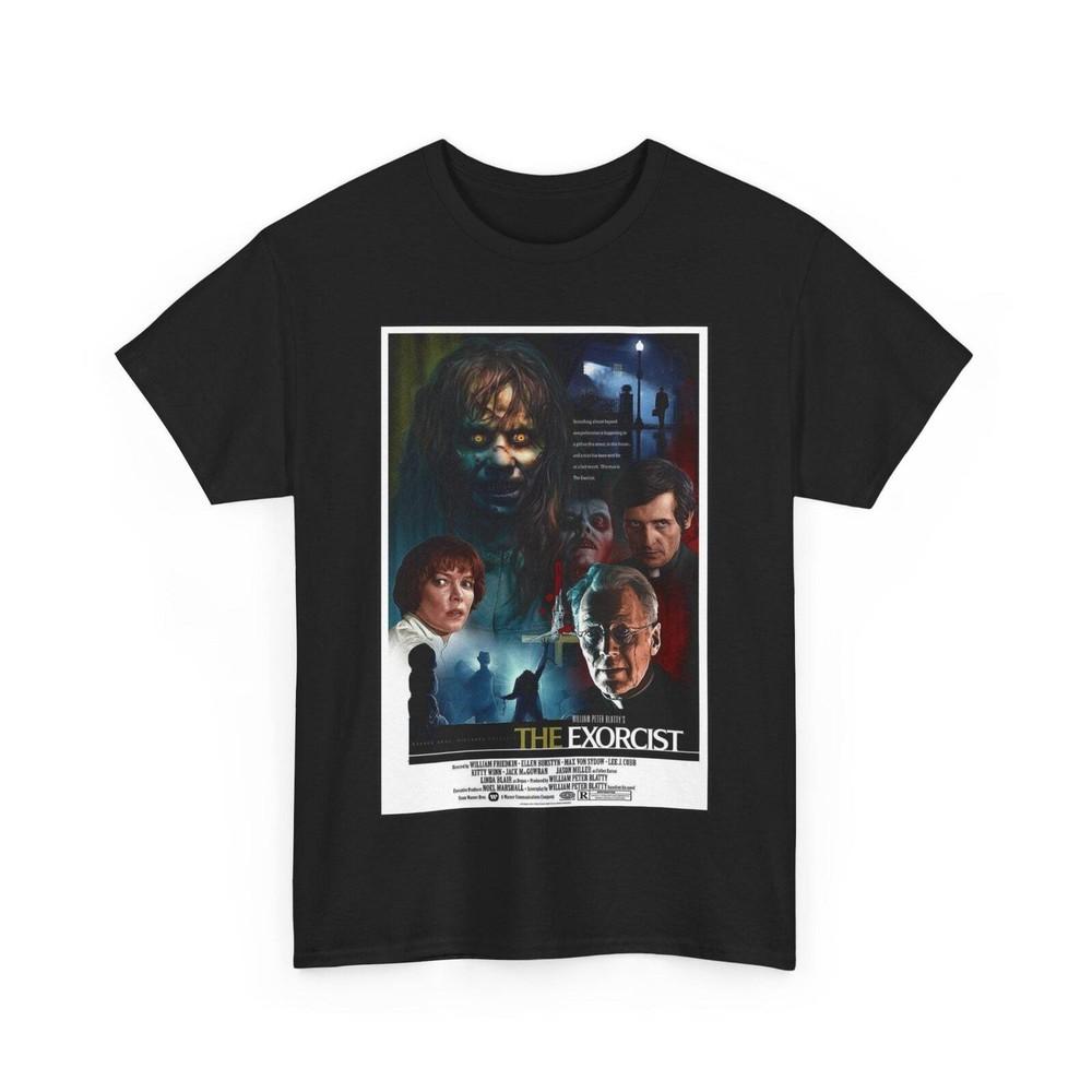 

The Exorcist 1973 Movie T Shirt Unisex Heavy Cotton Tee Unisex T-Shirt M