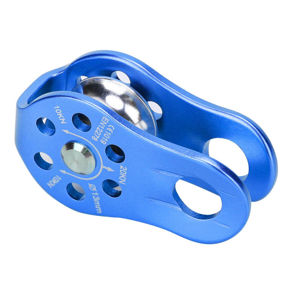 Outdoor Rock Climbing Pulley Fixed Sideplate Single Pulley High Altitude Survival Tool Gear