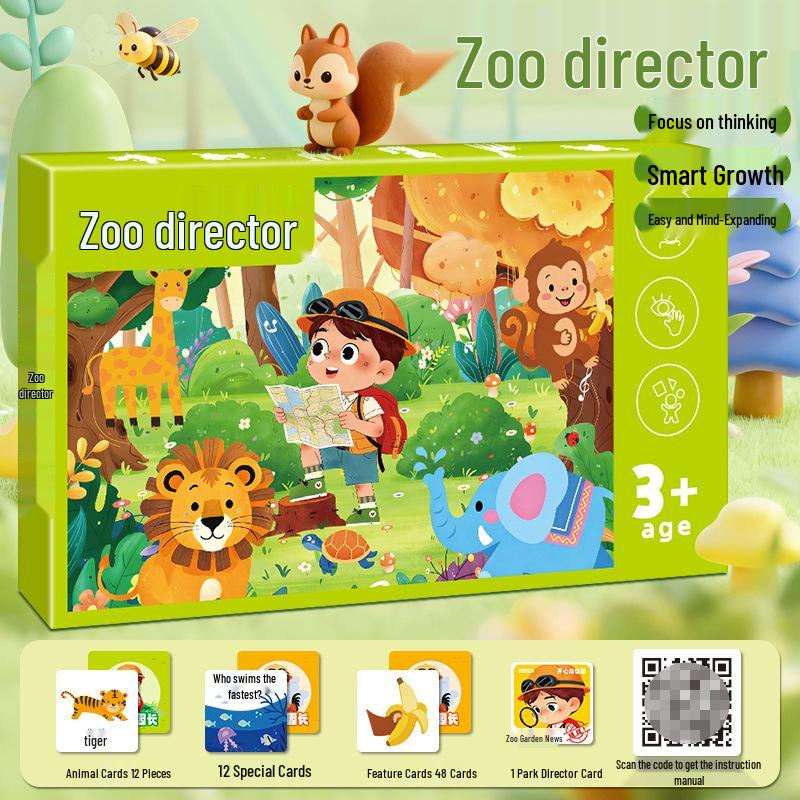 Zoo Director: Nature Learning & Parent-Child Interactive Game for Ages 3-12 - Enhances Cognitive Skills & Logic Training