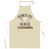 Kitchen Apron - CASSANDRA - Breton Print - Durable Cotton - Washable 40°C