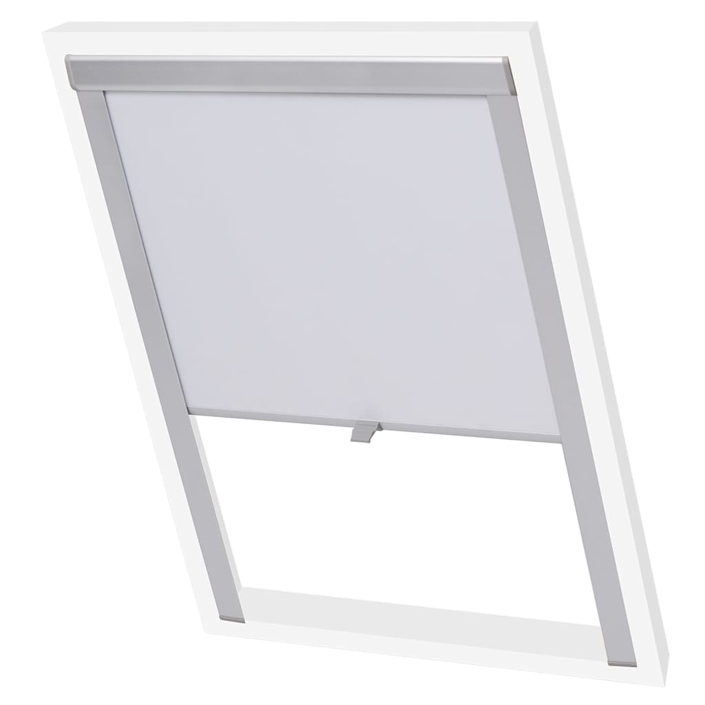 Vidaxl Blackout Roller Blind, White, Ck04
