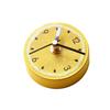 Yellow Lemon Refrigerator Clock Magnet Premium Plastic Design Cute Fruit Pattern Fridge Message Sticker Time Display Decor