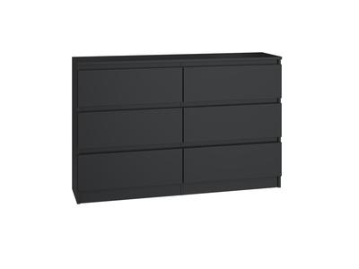 Malwa Chest of Drawers M6/120 BLACK