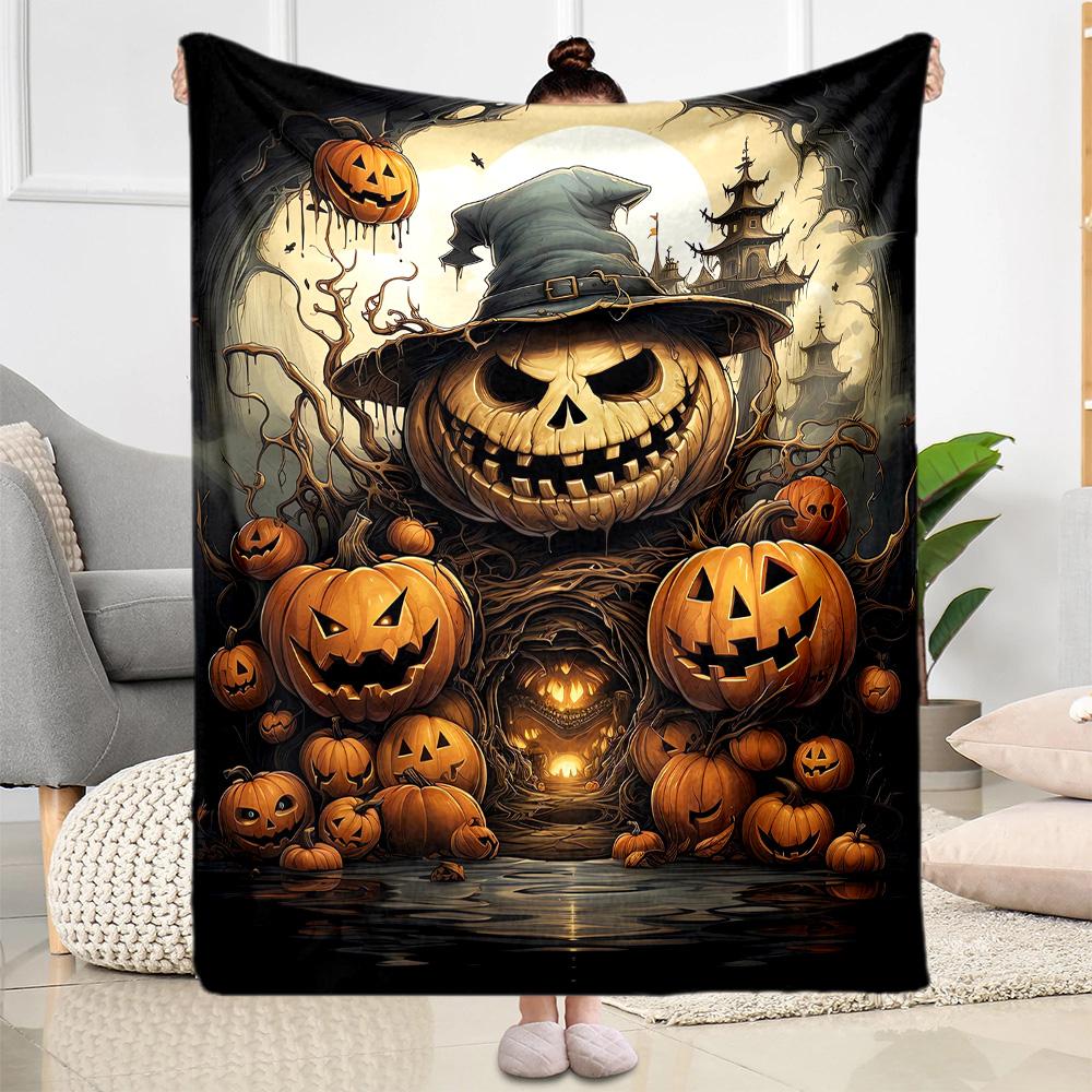 Halloween 125 Blanket Durable Comfort Suitable for Livingroom Sofa Bedding for All Occasions Modern Best Holiday Gift for Friends Family