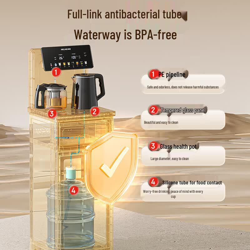MeiLing Smart Bottom-Load Water Dispenser & Tea Bar with Cooling & Heating CN Plug (adapter Included)