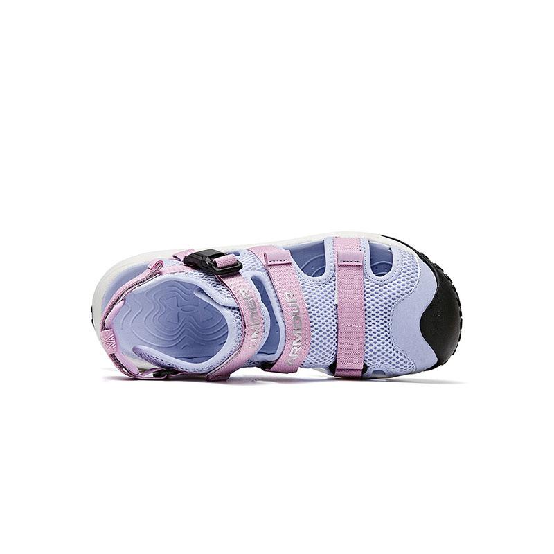 Under Armour Fabric Outdoor Water Shoes Non-Slip Wear-Resistant Breathable Quick-Dry Low-Top Sandals Kids Shoes Purple 2421507ZS