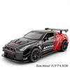 1:32 GTR Panamera Model Sports Car Toys Alloy Diecast Sound Light Doors Opened Exquisite Body Pull Back Collection Supercars