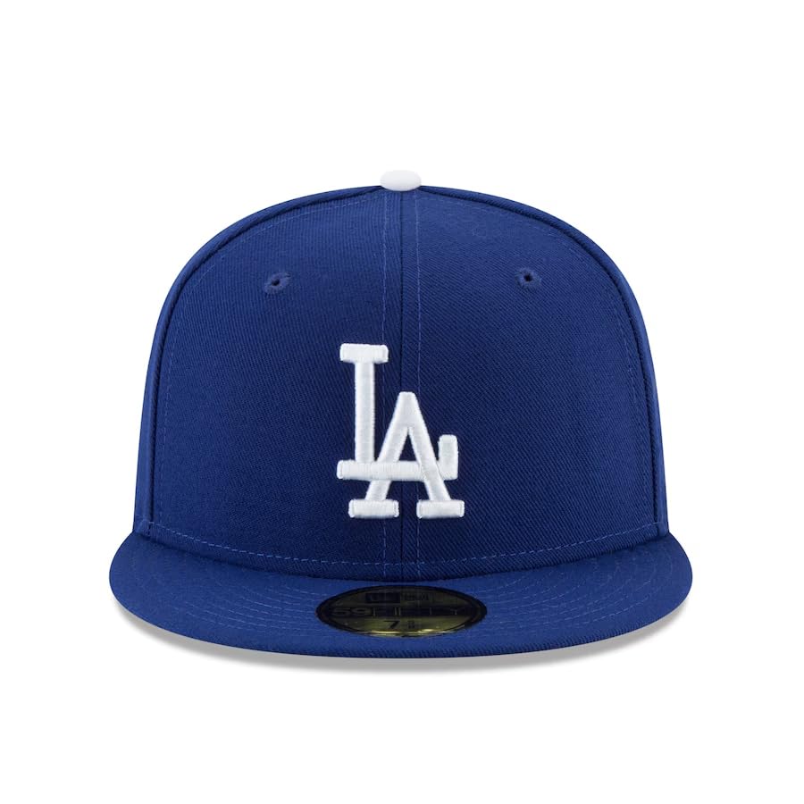 [New Era] 2024 World Series Model Overseas Import Cap 59FIFTY Los Angeles Dodgers MLB WORLD SERIES SIDE PATCH FITTED CAP ROYAL BLUE LOS ANGELES