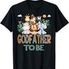 Soon To Be GodFather Jungle Animal Safari Gender Reveal T-Shirt
