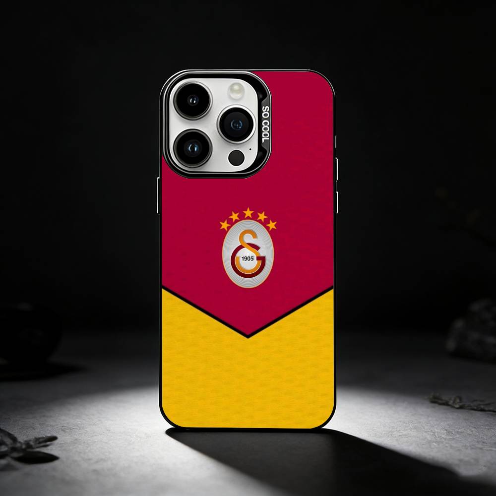 G-Galatasaray S-SK узор 1905 Чехол для телефона для iPhone 17,16,15,14,13,12,11 Plus,Pro Max,XS,Цветной серебряный чехол для телефона iPhone15