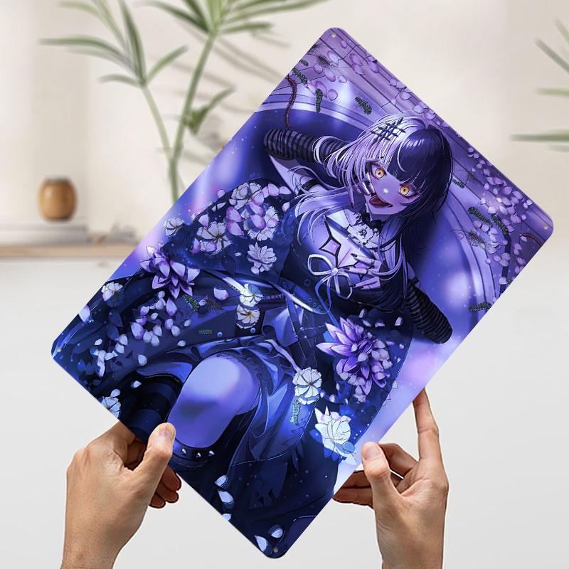 

Anime Girl With Flowers and Centipedes Printed Poster Customized Wall Art Retro Vintage Metal Tin Signs for House Decor Man Cave 7.9x11.8In(20x30cm)