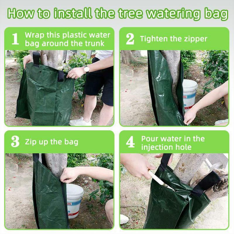 Watering Bag 2 Pack Large Outdoor Tree Diaper Garden Irrigation System Plant Care Products Automatic Irrigation Equipment