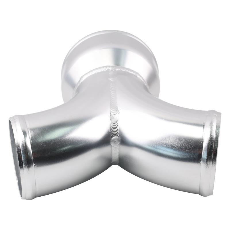 Upgraded Aluminum 2.5  to 3  Cold Air Intake Twin Turbo Intercooler Pipe car accessories performance Y Pipe Dual
