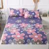 Flower Strawberry Print Bed Cover Dustproof Fabric Bedspread Mattress Protective