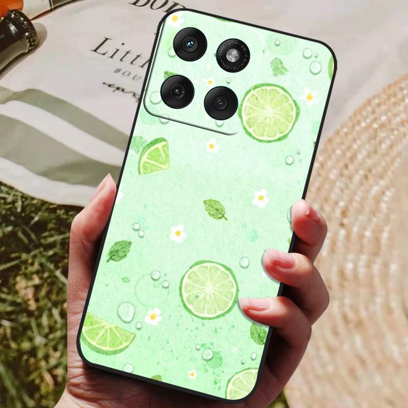 Etui do Motorola Edge 70 5G Modne Czarne Silikonowe Miękkie TPU Etui na Telefon do Motorola Moto X70 Air 5G 2025 Pokrowiec Tylny Etui Funda