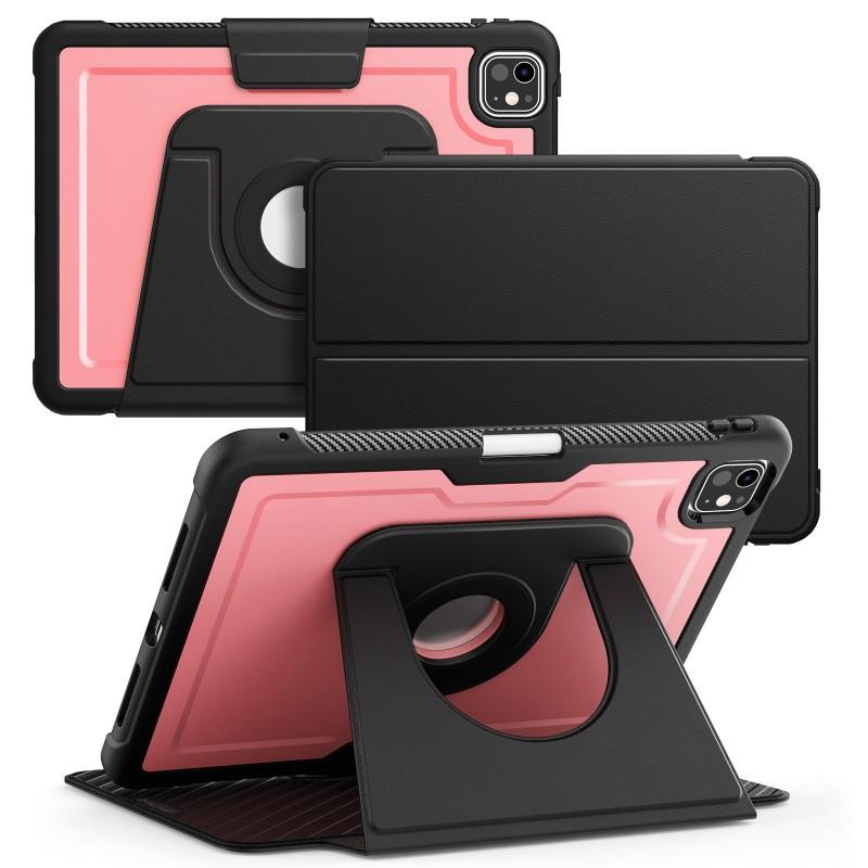 360 Rotating Case IPad Pro 11 Air 6/5 10.2 9th Gen With Pencil Holder Anti-Bend