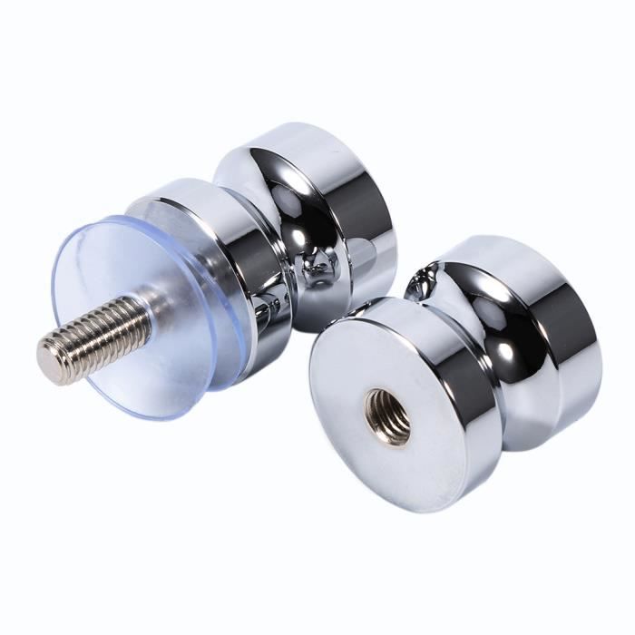 Poignée de porte - CUQUE - Alliage d'aluminium - Diamètre simple - Pour portes vitrées - 1 unité