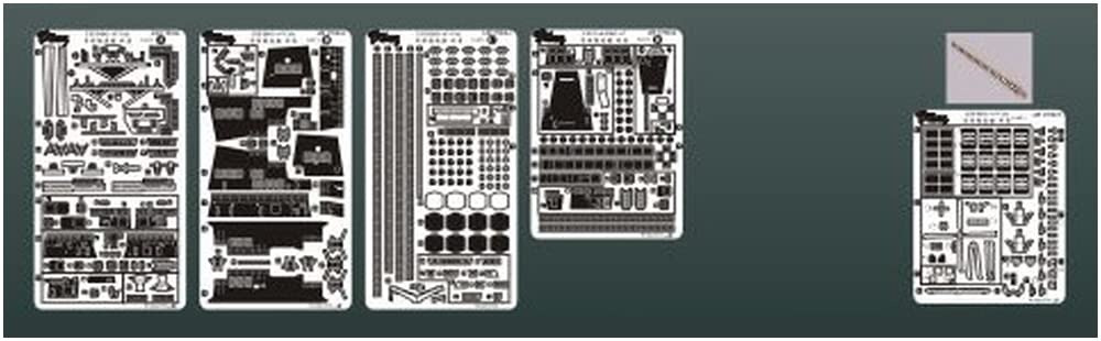 

Artist Hobby Scale US Navy Guided Missile Destroyer USS Cole Parts Set Hobby Plastic Model Kit Parts AHLAH270007 1/700 DDG-67 Detail-Up (for Boss)