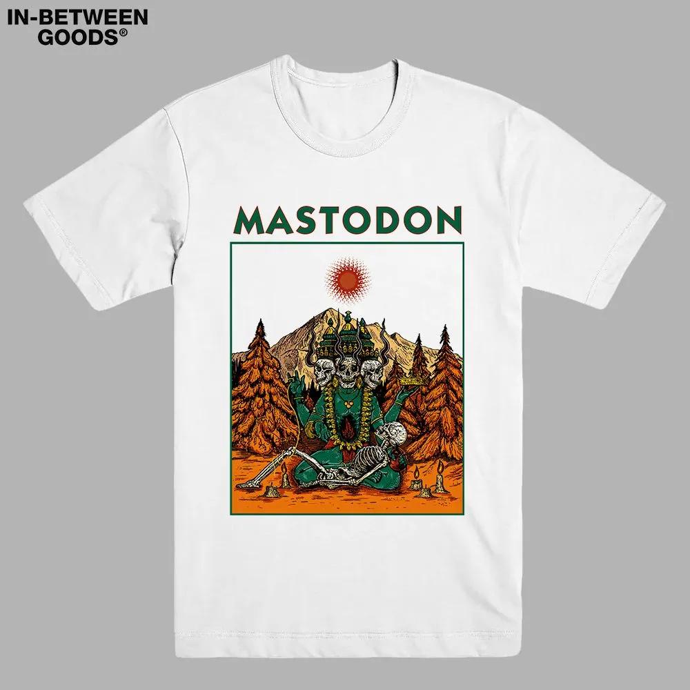 Unisex Short Sleeve Crew Neck Cotton T Shirt Mastodon S
