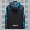 Spring and Autumn Trend Men's Fashion Jacket Hong Kong Style Handsome Loose Casual Camouflage Hooded Jacket