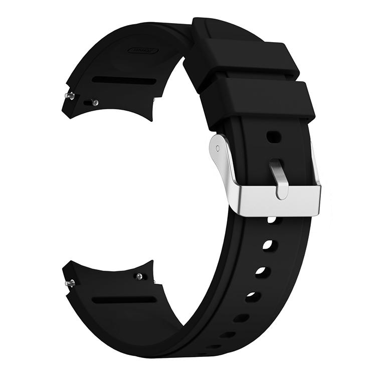 For Samsung Galaxy Watch4 Classic 46mm Silicone Watch Band(Midnight Blue)