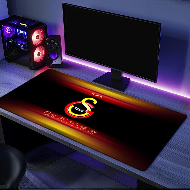 Galatasaray Fußballverein Mauspads, Gummiunterseite, Mauspads für Gamer und Bürogebrauch, Gaming-Schreibtisch, Leicht zu reinigende Matte Weihnachts-Fan-Geschenke