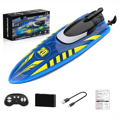Remote Control Boat Stunt Boat 2.4Ghz Double-sided Driving Ship Toys Off Water Sensing Low Battery
