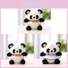 Plush Panda Keychain For Kids Girls With Polyester Filling And Cute Animal Design