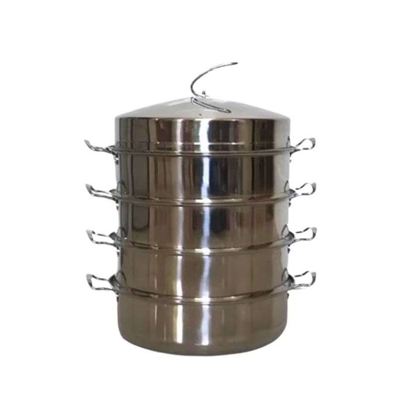 Sule 52 см Коммерческая Extra-Thick 4-слойная пароварка из нержавеющей стали